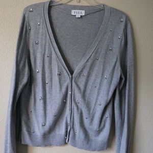 Elle jeweled cardigan